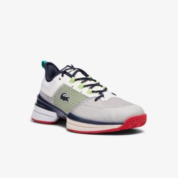 Lacoste AG-LT 21 Ultra Textile Sneakers - Tenisky Pánské Bílé / Koralove | CZ-ACLp3l